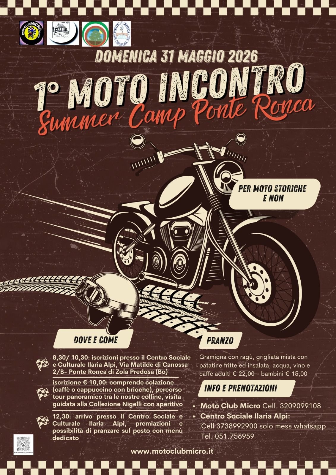 1° MOTO INCONTRO SUMMER CAMP PONTE RONCA