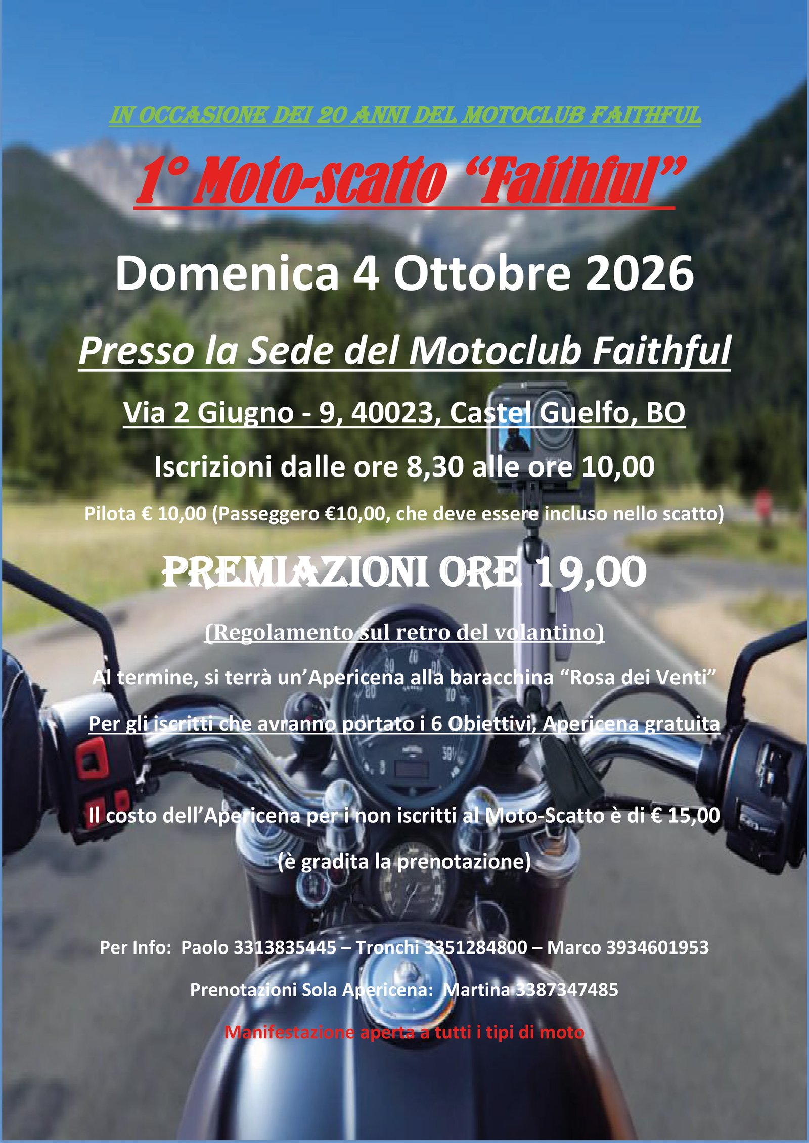 1° MOTO-SCATTO FAITHFUL