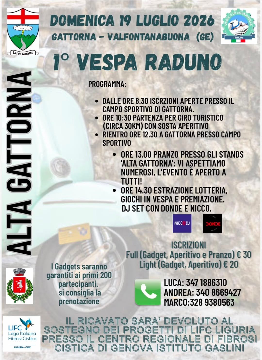 1° VESPA RADUNO ALTA GATTORNA