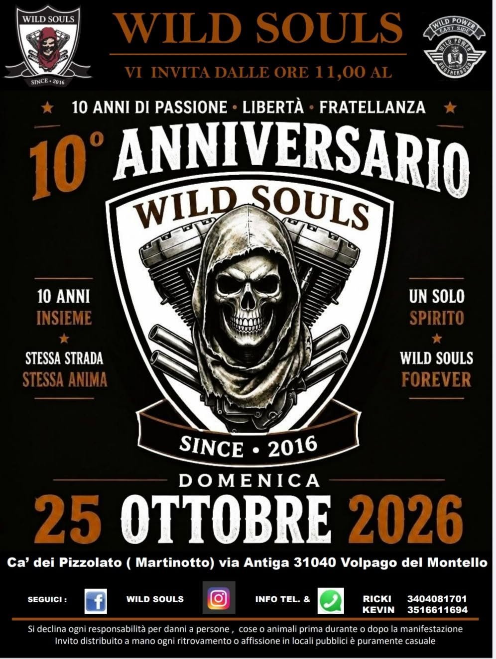 10° ANNIVERSARIO WILD SOULS