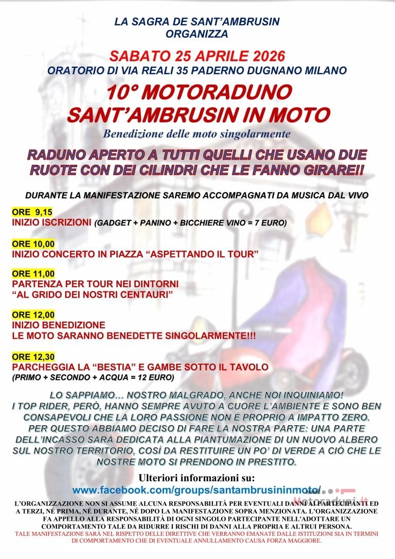 10° MOTORADUNO SANT'AMBRUSIN IN MOTO