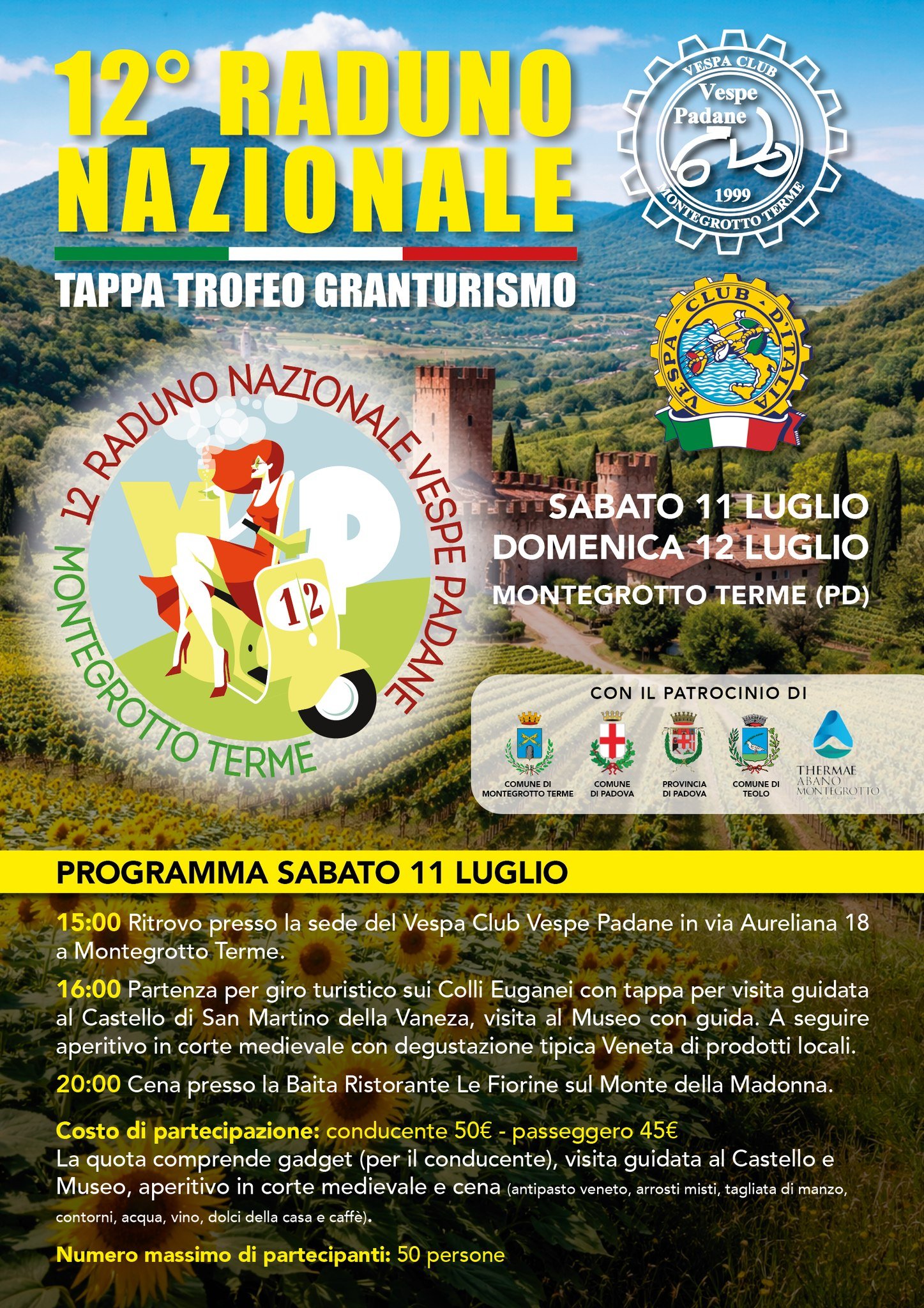 12° RADUNO NAZIONALE VESPE PADANE