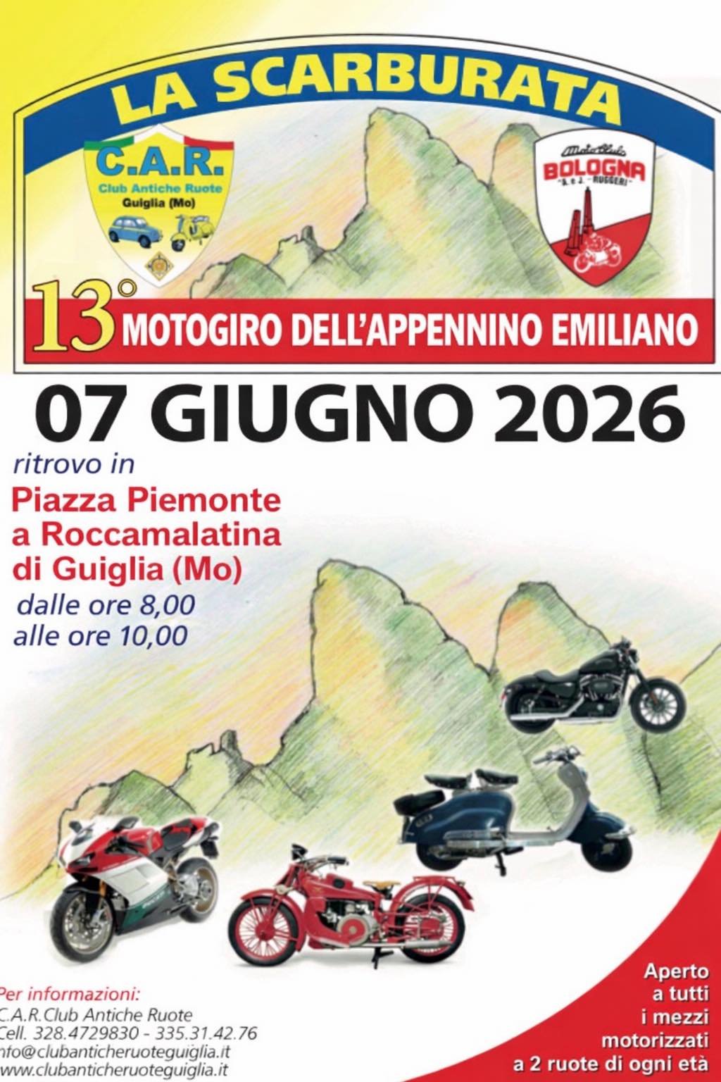 13° MOTOGIRO DELL’APPENNINO EMILIANO