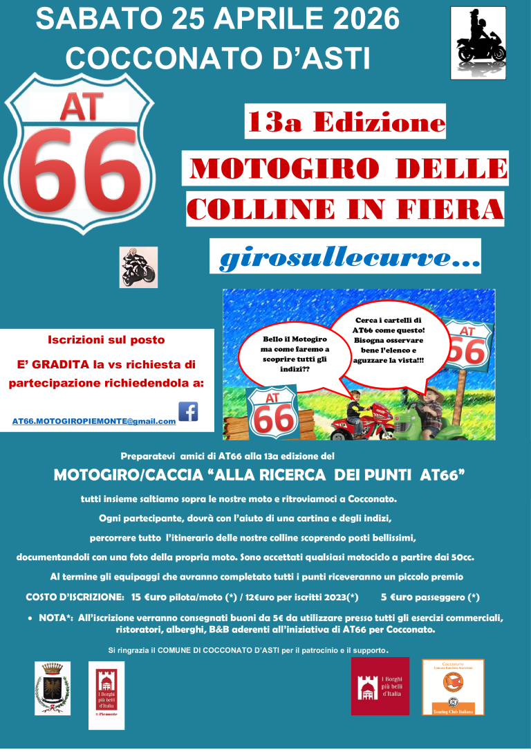 13° MOTOGIRO DELLE COLLINE IN FIERA