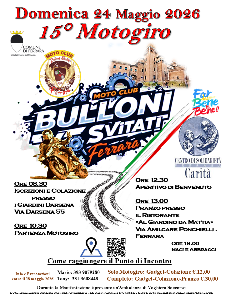 15° MOTOGIRO BULLONI SVITATI FERRARA