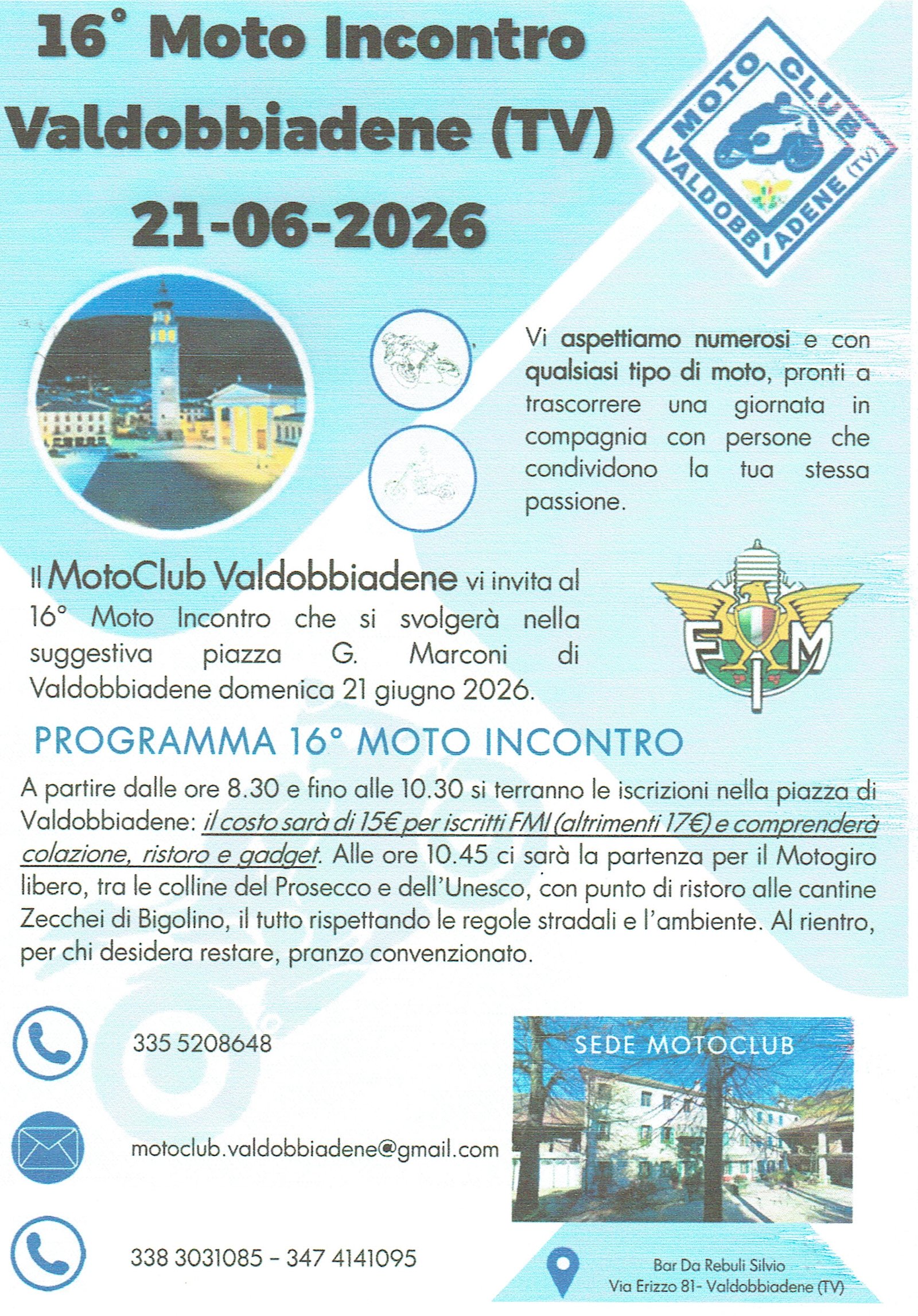 16° MOTO INCONTRO VALDOBBIADENE