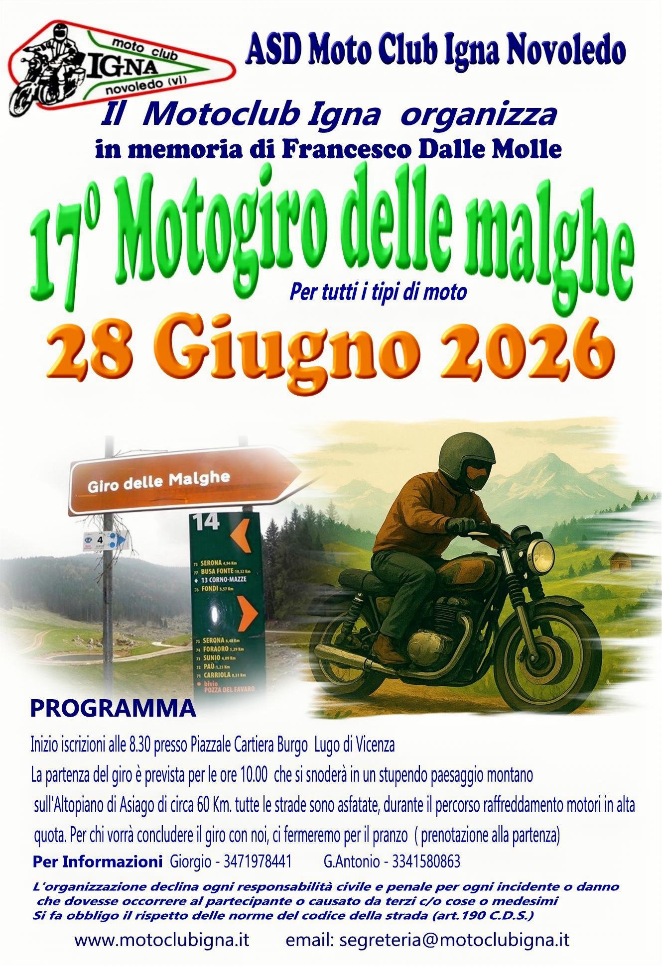 17° MOTOGIRO DELLE MALGHE