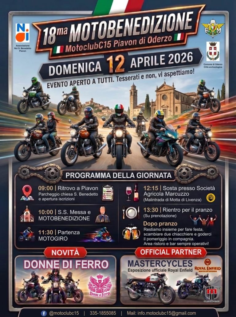 18^ MOTOBENEDIZIONE MOTOCLUB C15