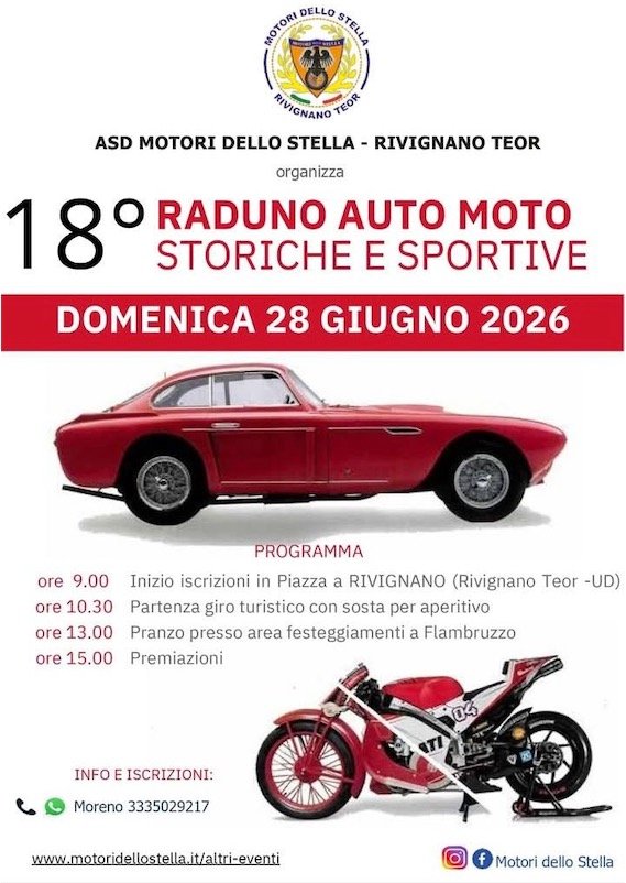 18° RADUNO AUTO MOTO STORICHE E SPORTIVE