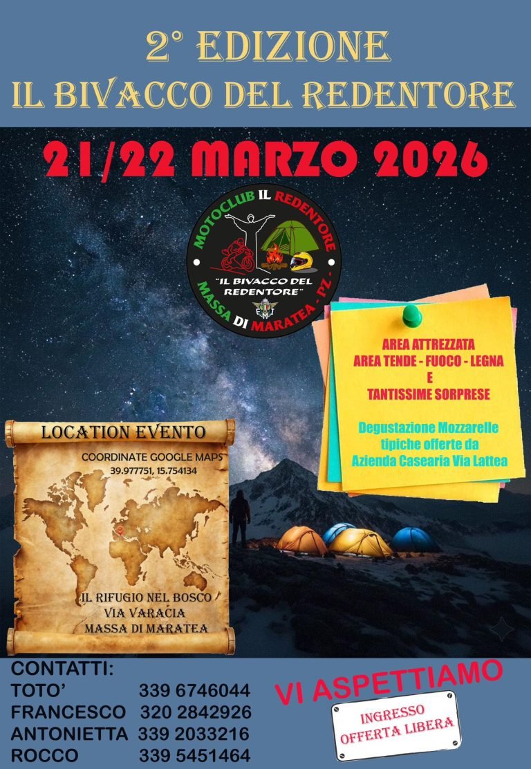 2° EDIZIONE IL BIVACCO DEL REDENTORE