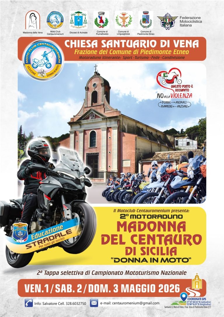 2° MOTORADUNO MADONNA DEL CENTAURO DI SICILIA "DONNA IN MOTO"