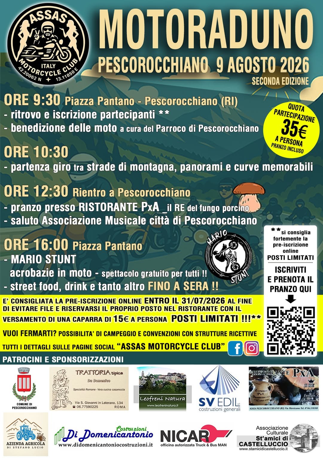 2° MOTORADUNO PESCOROCCHIANO