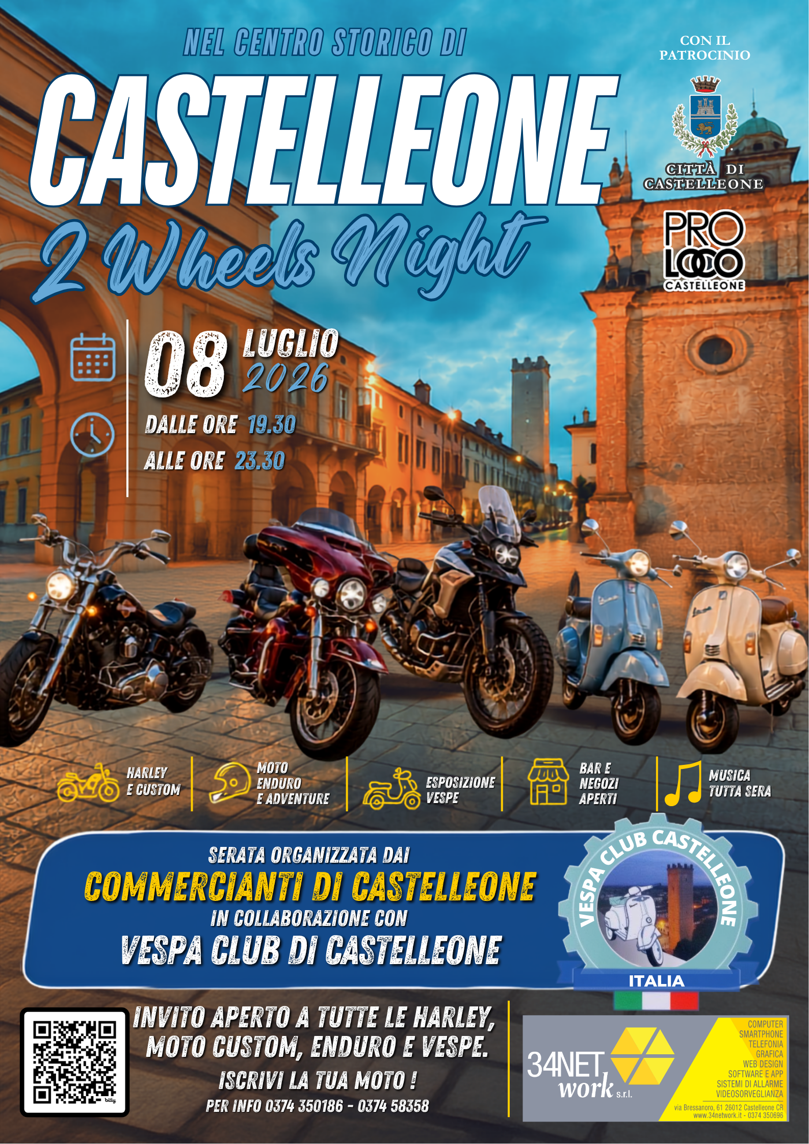 2 WHEELS NIGHT CASTELLEONE