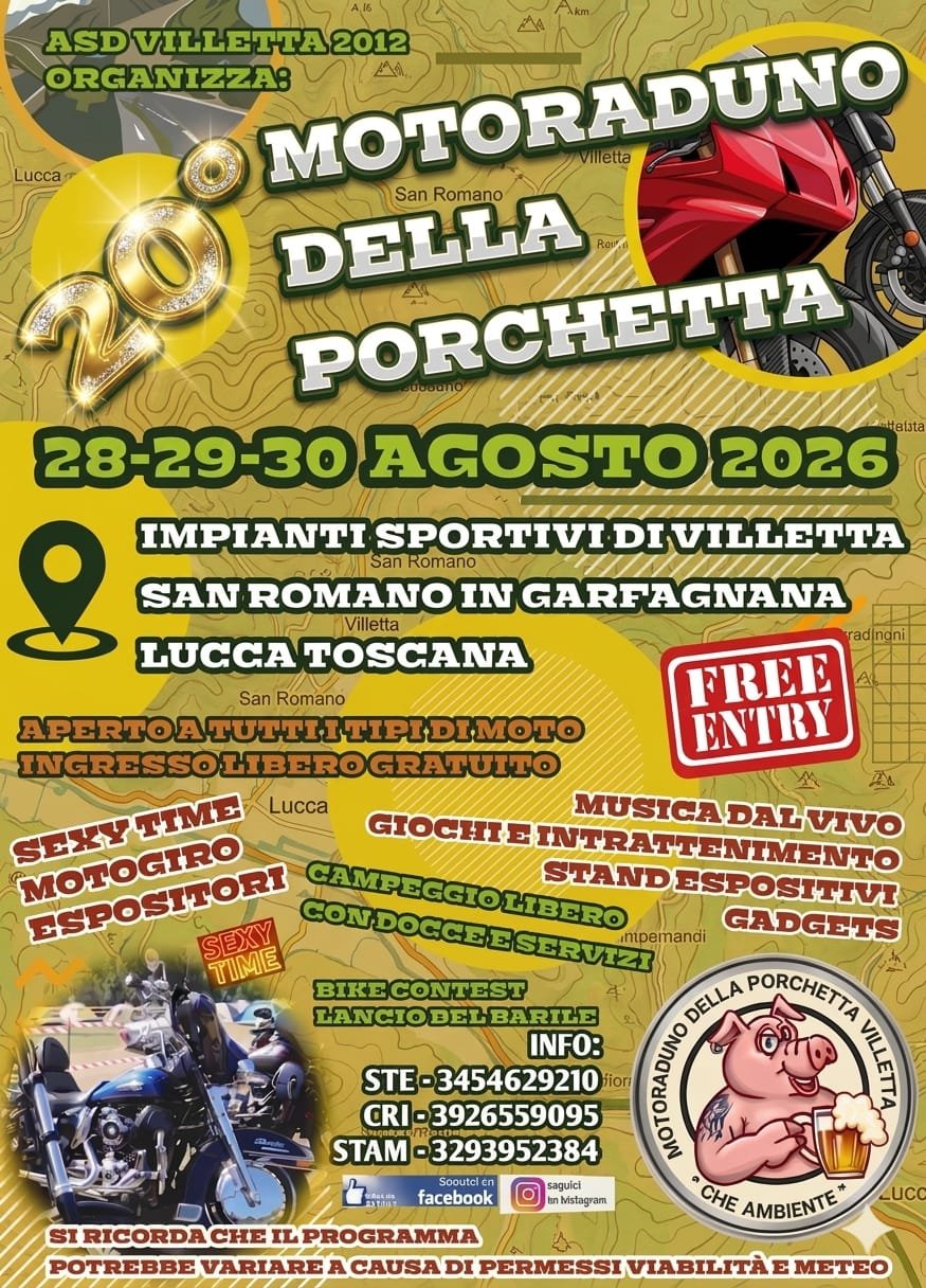 20° MOTORADUNO DELLA PORCHETTA