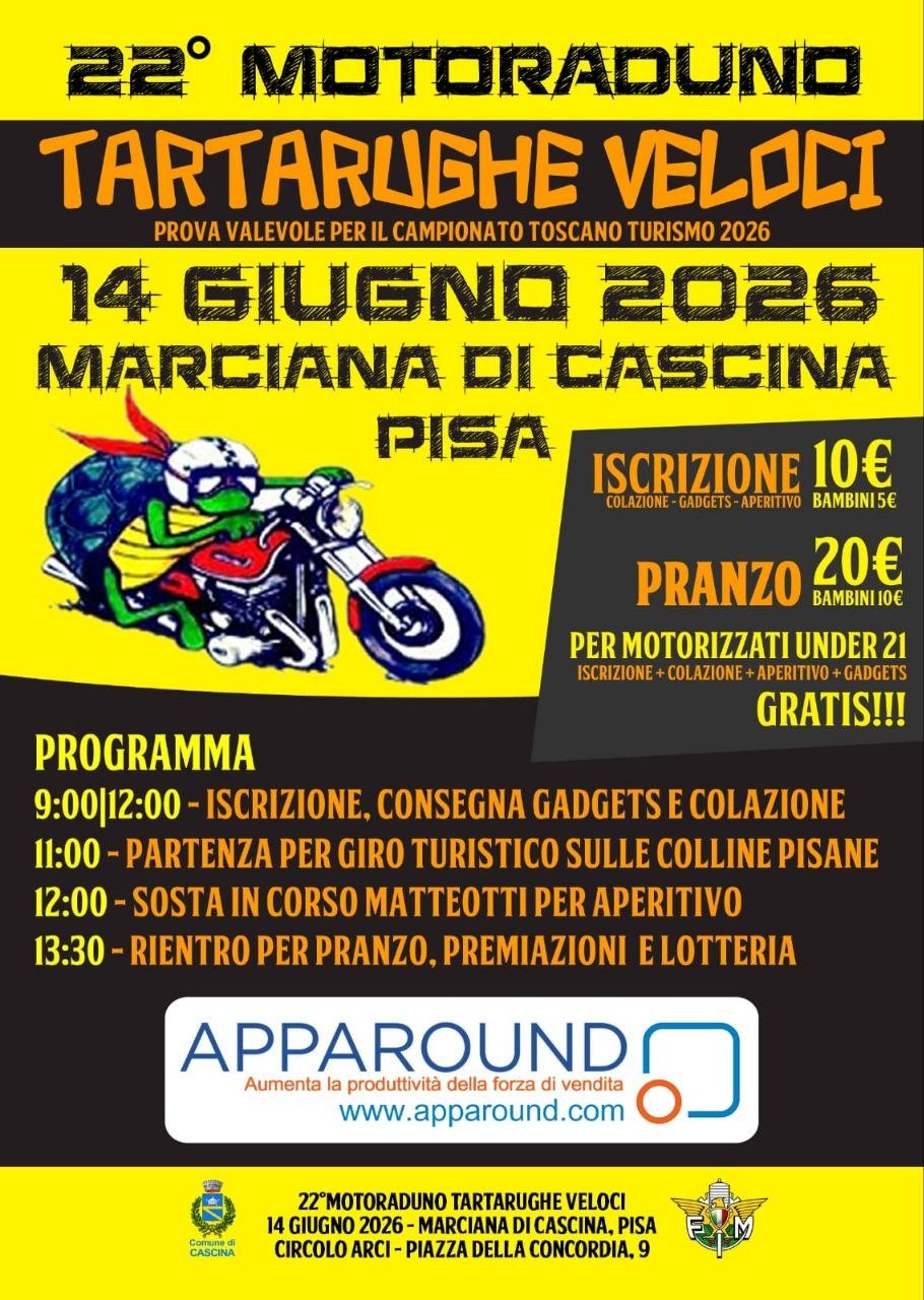 22° MOTORADUNO TARTARUGHE VELOCI