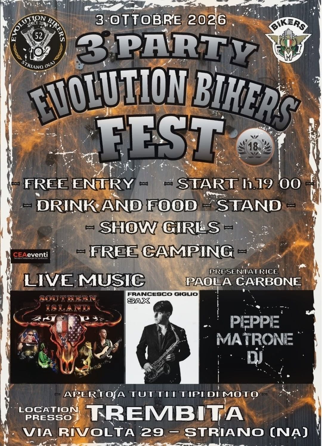 3° PARTY EVOLUTION BIKERS FEST