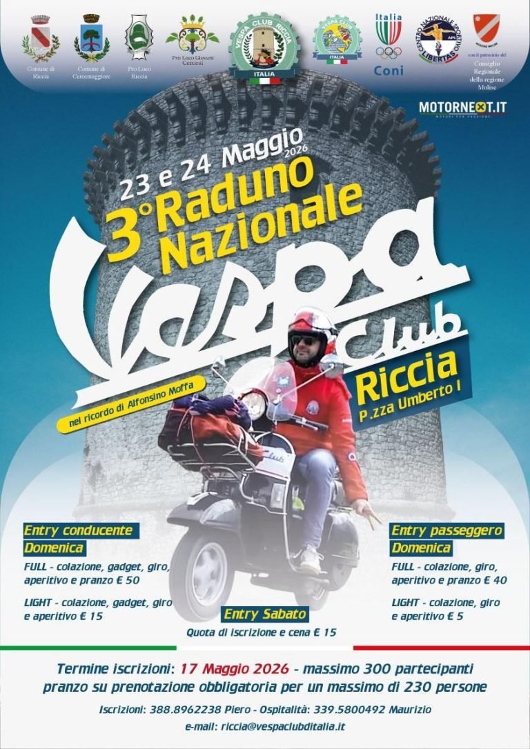 3° RADUNO NAZIONALE VESPA CLUB RICCIA