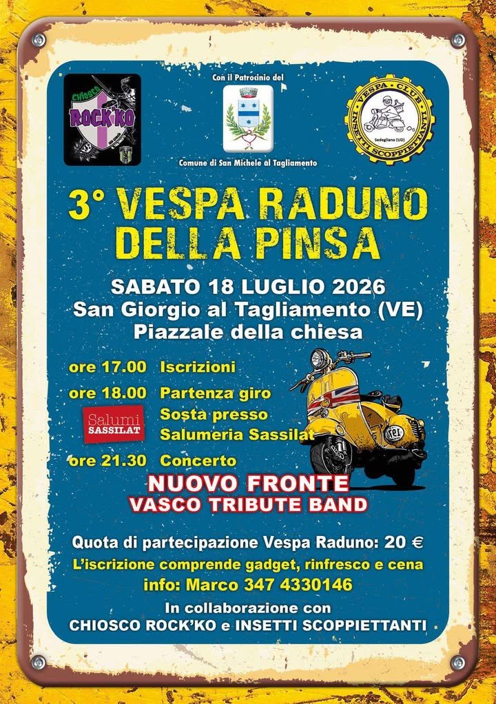 3° VESPA RADUNO DELLA PINSA
