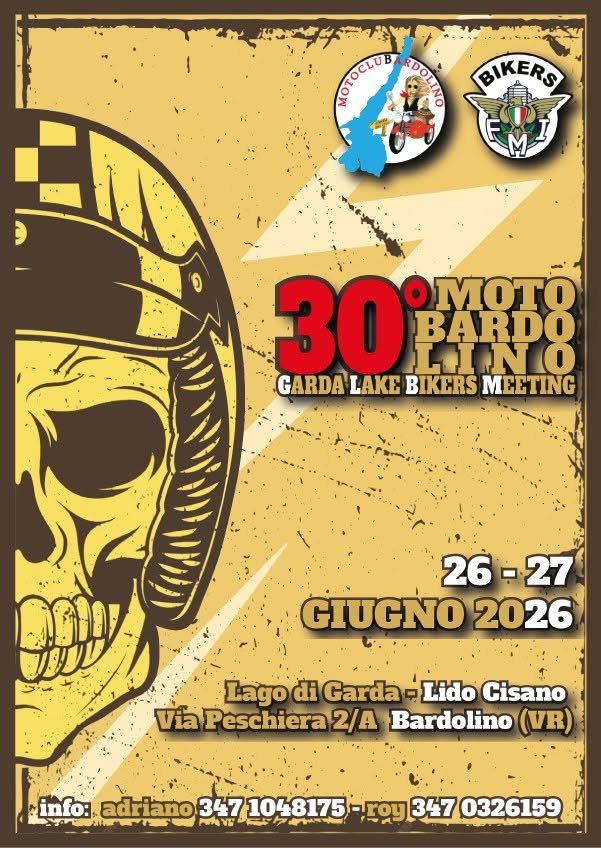30° MOTOBARDOLINO – GARDA LAKE BIKERS MEETING