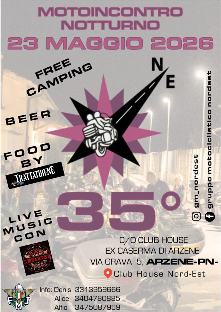 35° MOTOINCONTRO NOTTURNO NORD EST