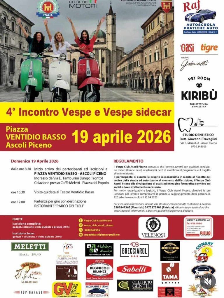 4° INCONTRO VESPE E VESPE SIDECAR