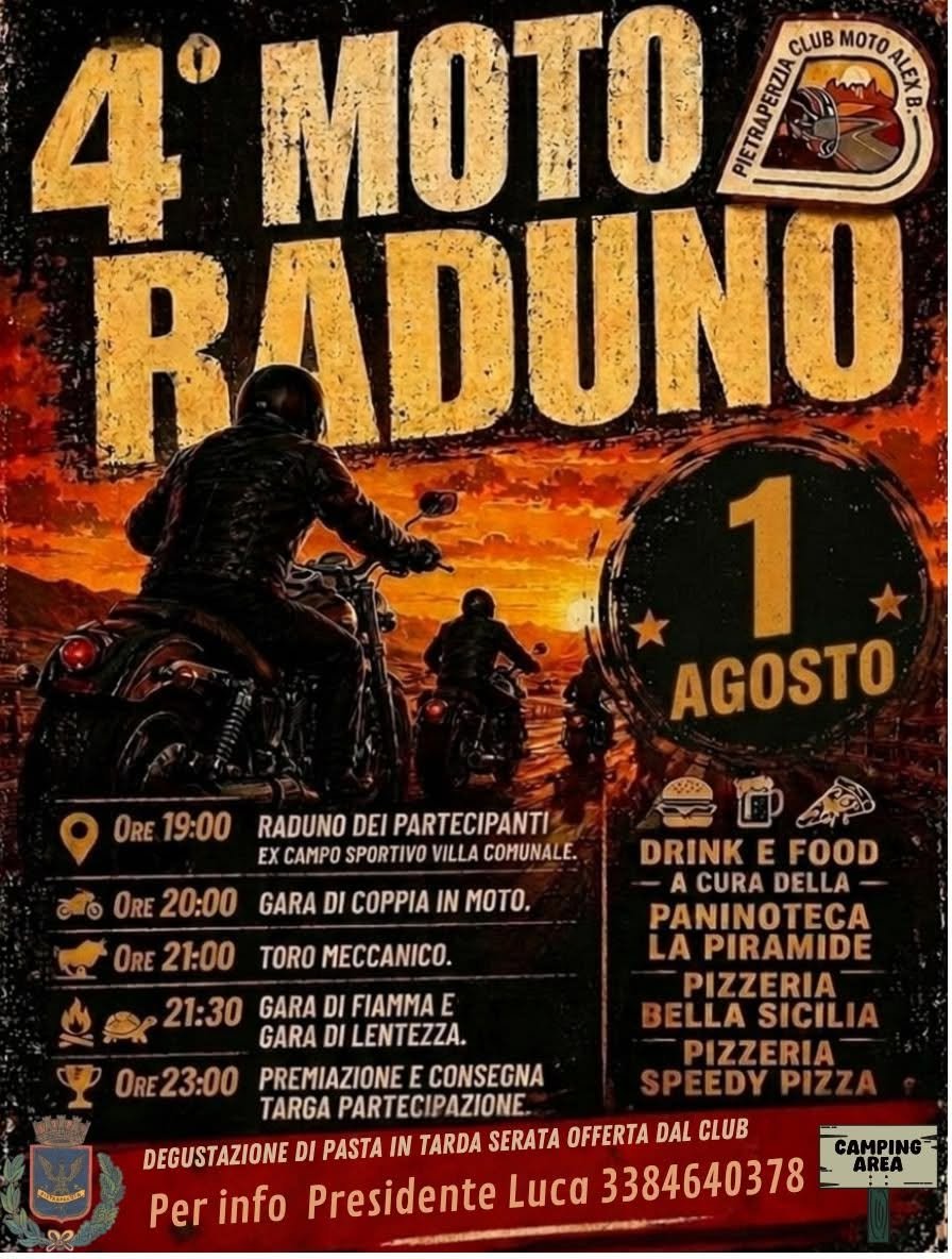 4° MOTORADUNO PIETRAPERZIA