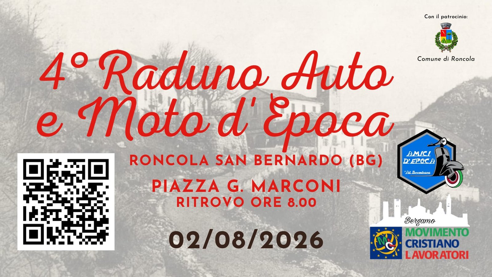 4° RADUNO AUTO E MOTO D’EPOCA RONCOLA