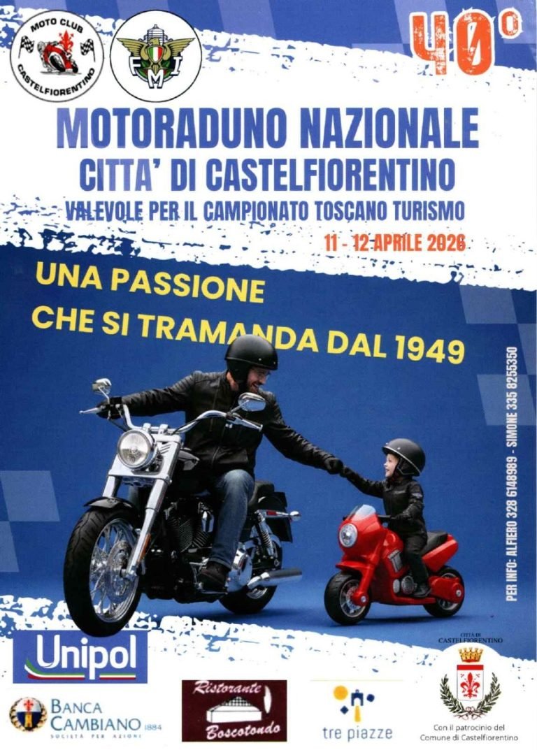 40° MOTORADUNO NAZIONALE CITTÀ DI CASTELFIORENTINO