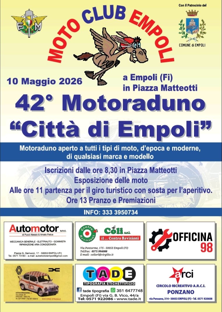 42° RADUNO CITTÀ DI EMPOLI