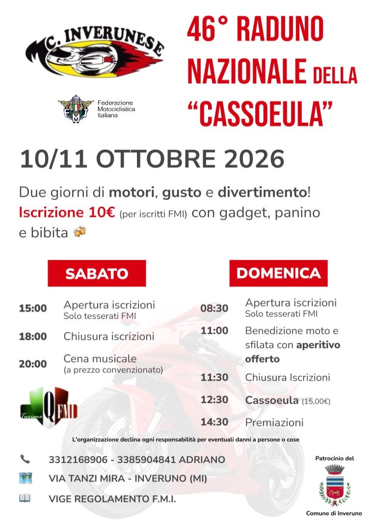 46° RADUNO NAZIONALE DELL A “CASSOEULA”