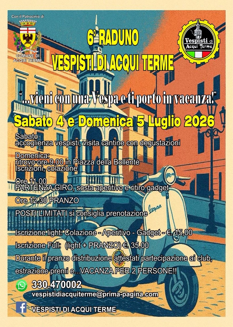 6° RADUNO VESPISTI DI ACQUI TERME