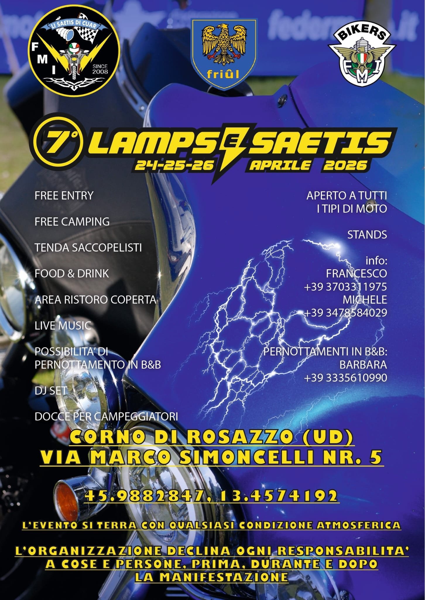 7° LAMPS E SAETIS