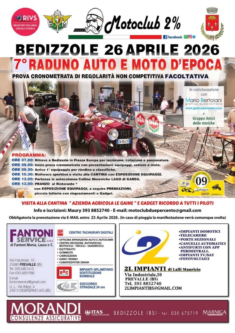 7° RADUNO AUTO E MOTO D'EPOCA
