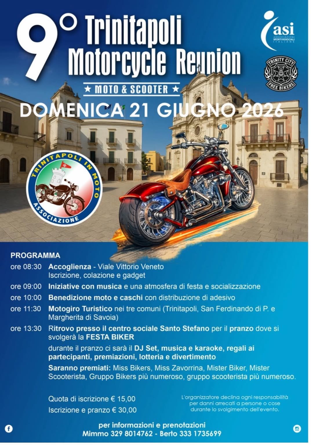 9° TRINITAPOLI MOTORCYCLE REUNION