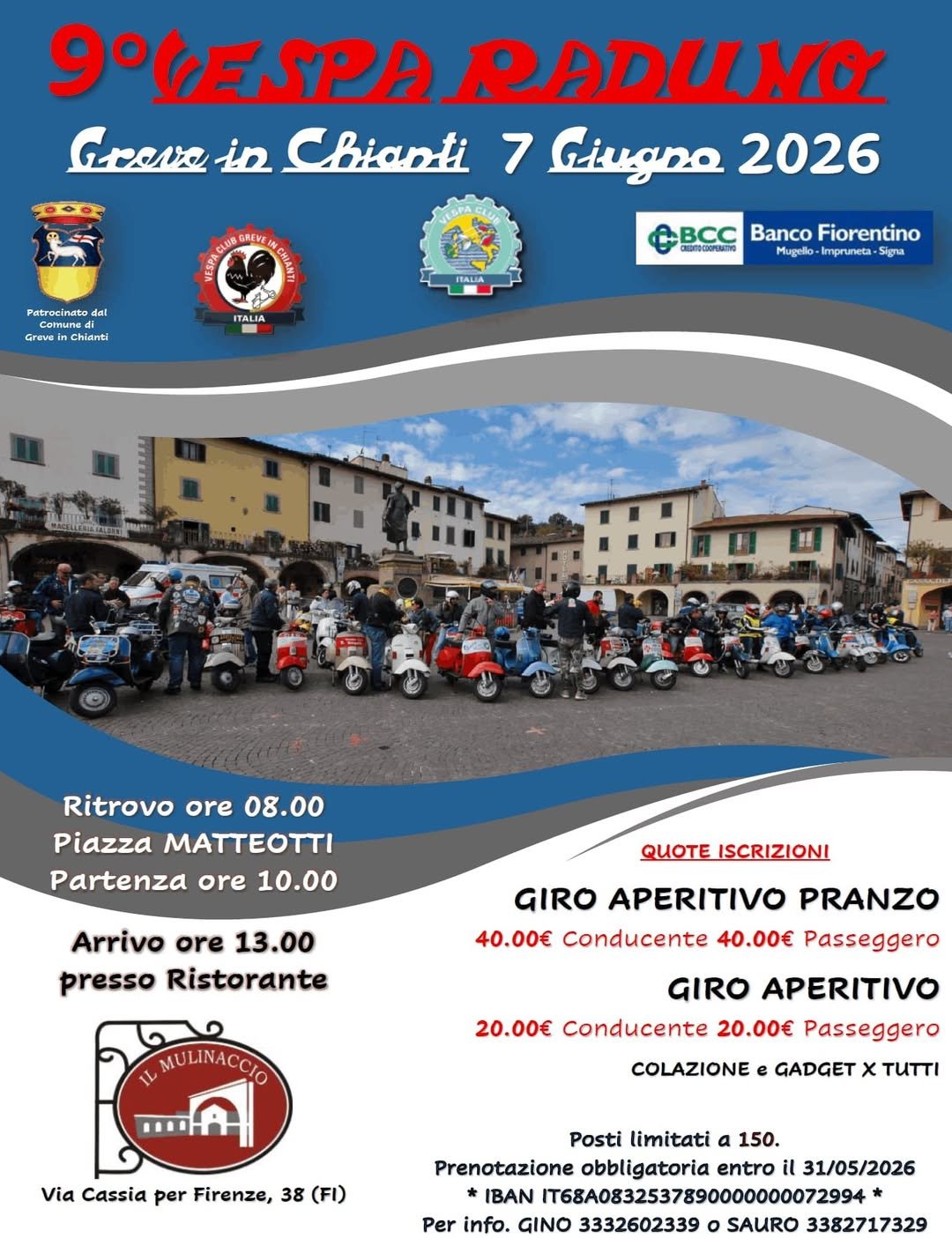 9° VESPA RADUNO GREVE IN CHIANTI