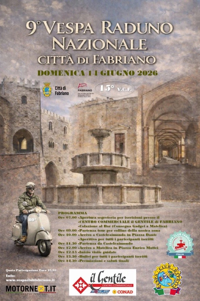 9° VESPA RADUNO NAZIONALE CITTA’ DI FABRIANO