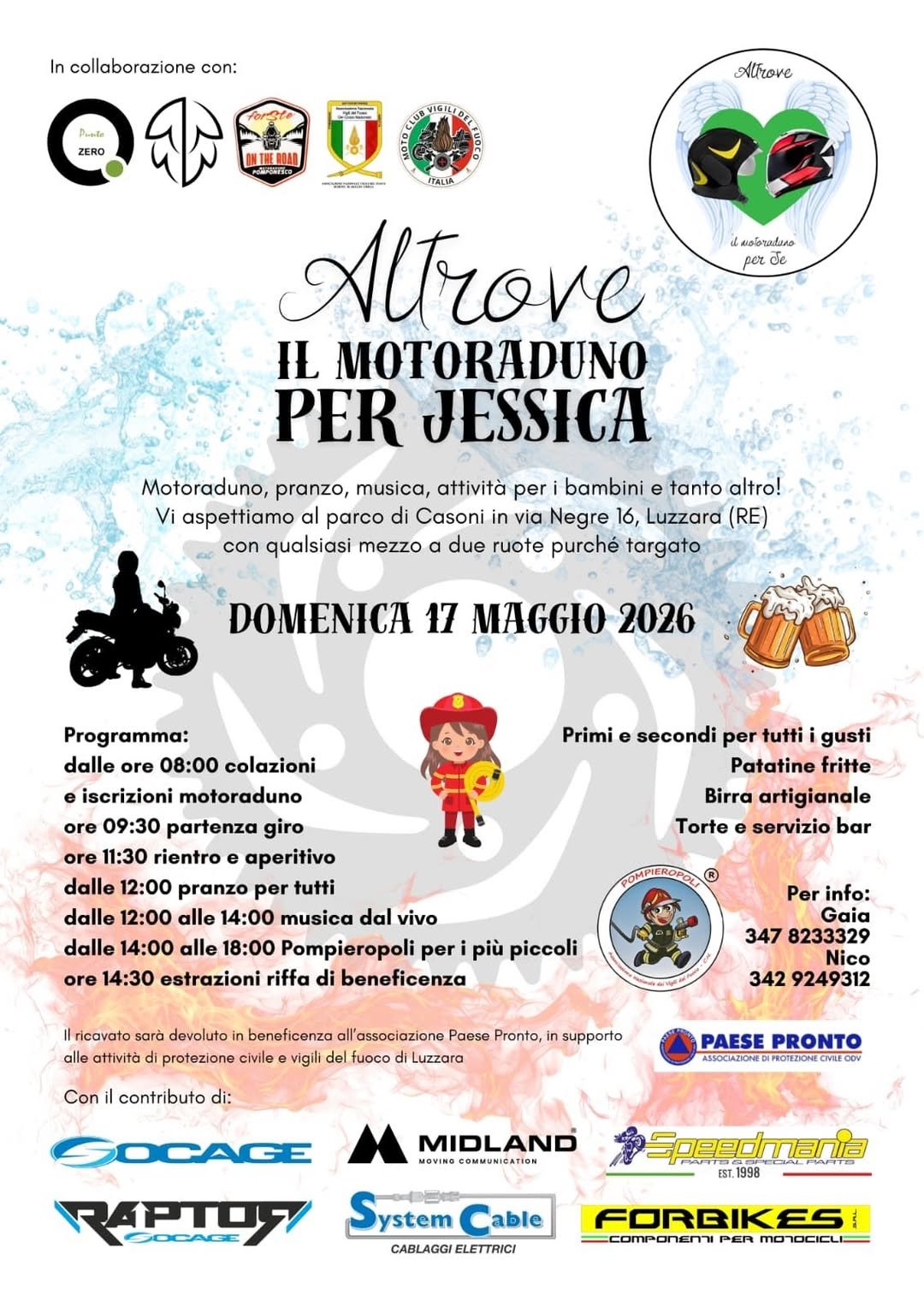 ALTROVE - IL MOTORADUNO PER JESSICA