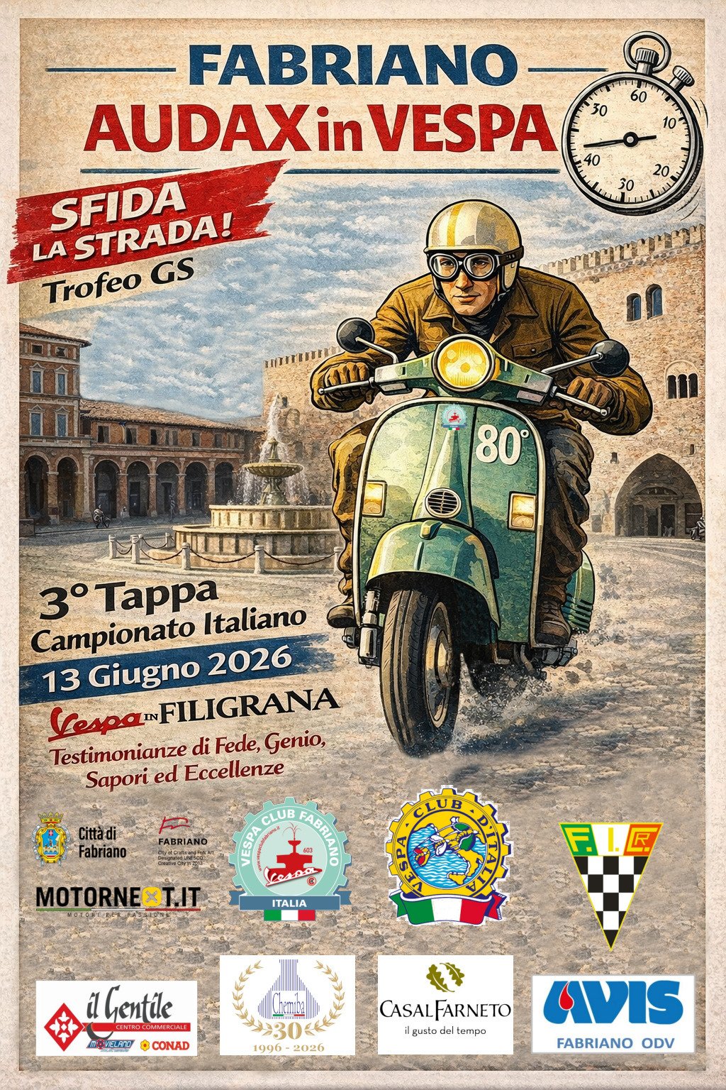 AUDAX “VESPA IN FILIGRANA” 2026