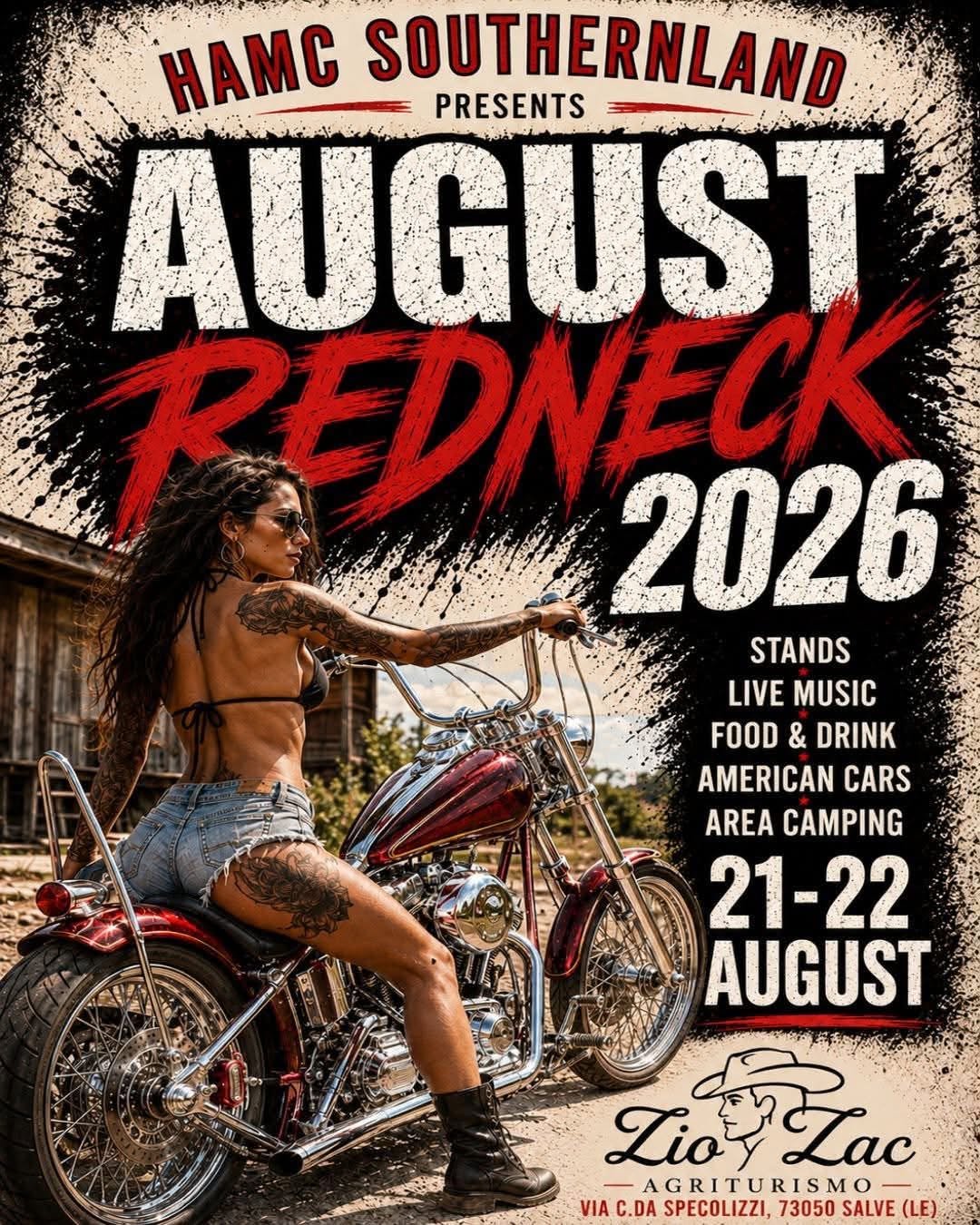 AUGUST REDNECK 2026