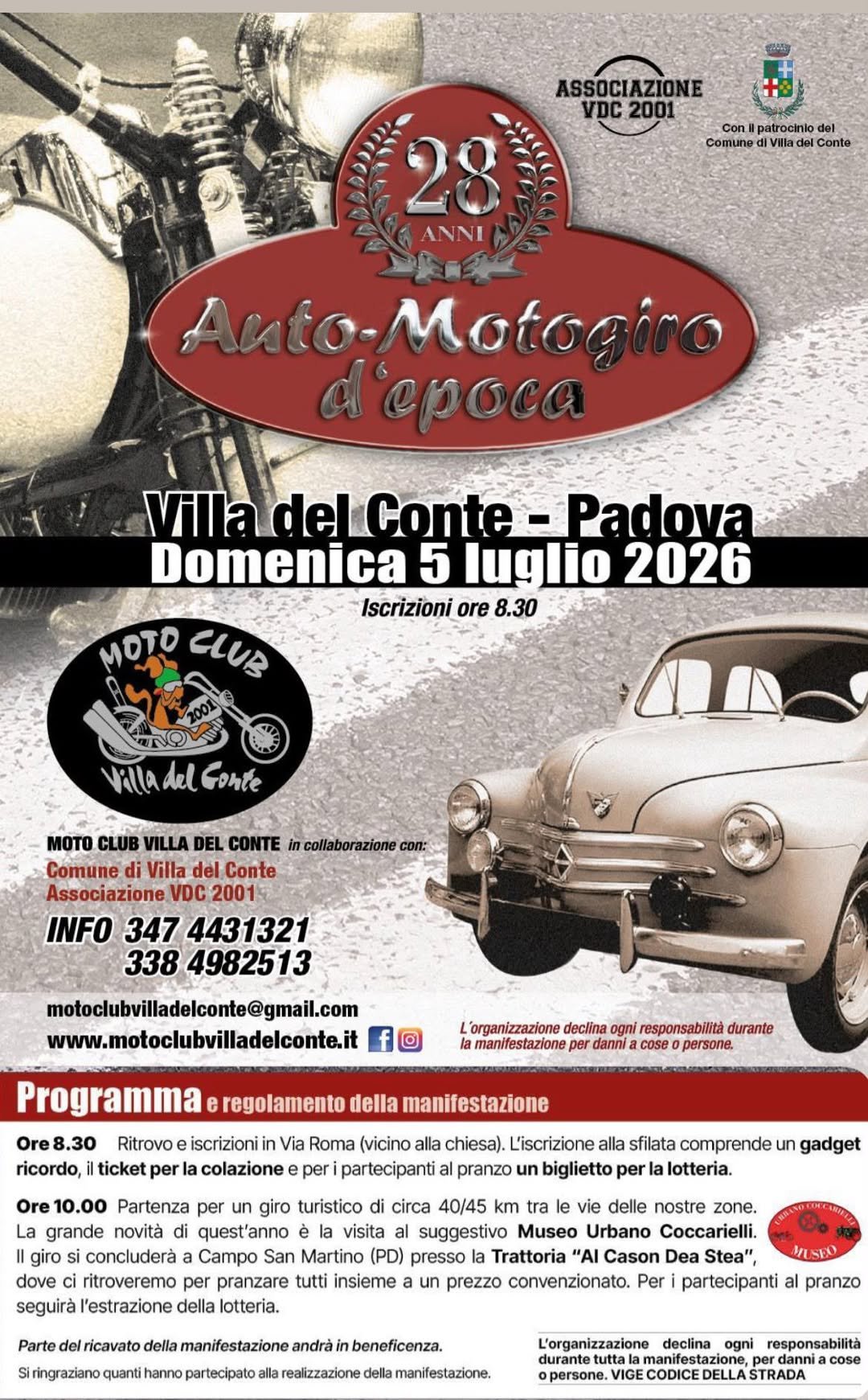 AUTO-MOTOGIRO D’EPOCA