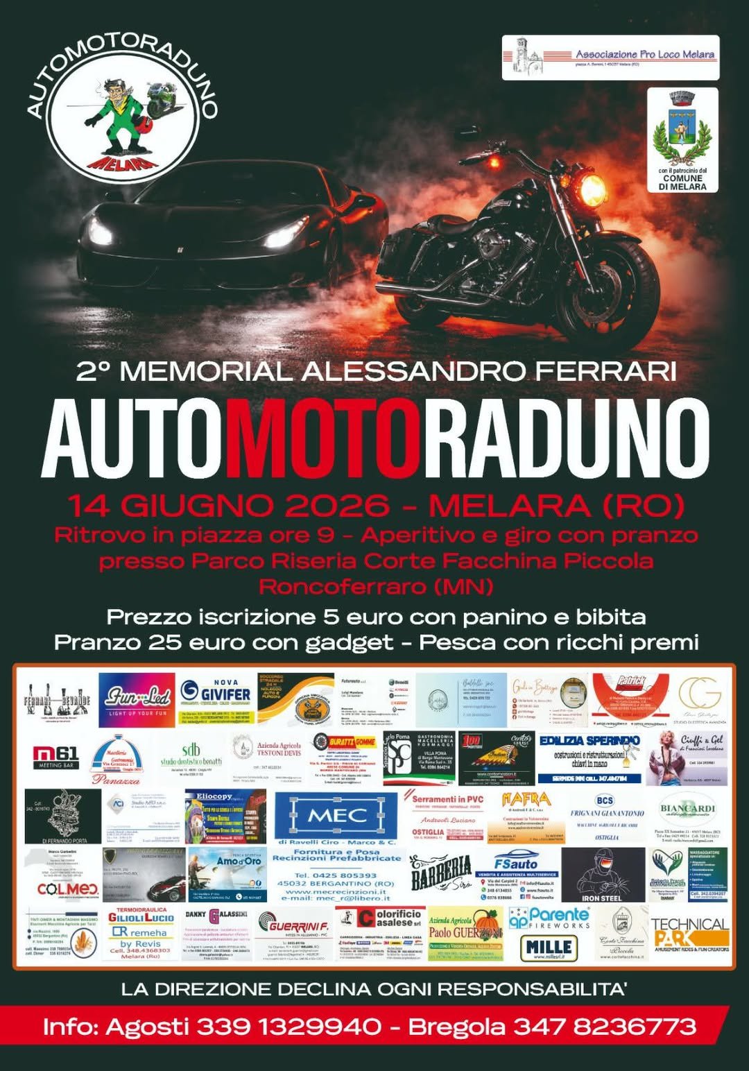 AUTOMOTORADUNO – 2° MEMORIAL ALESSANDRO FERRARI