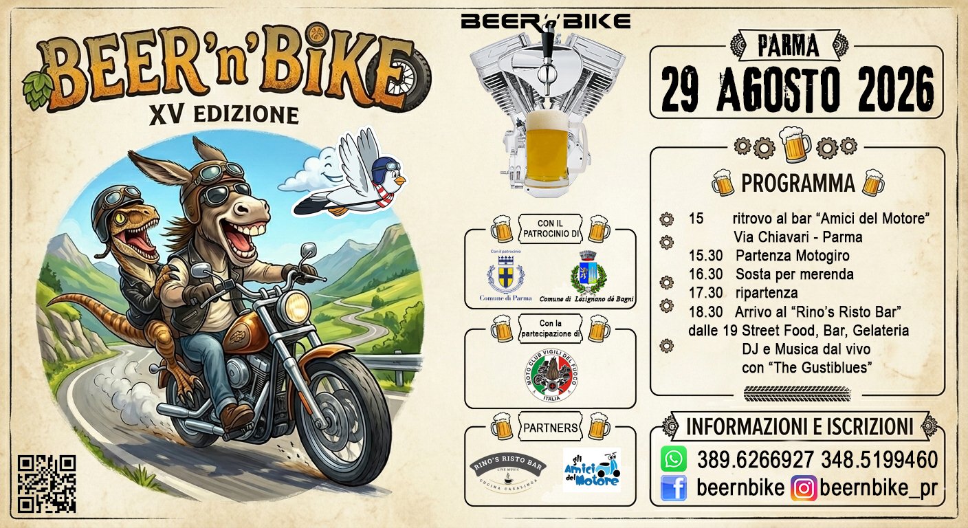 BEER’N’BIKE 2026 – XV EDIZIONE