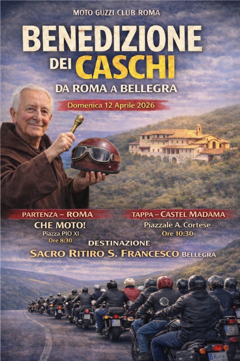 BENEDIZIONE DEI CASCHI - da Roma a Bellegra