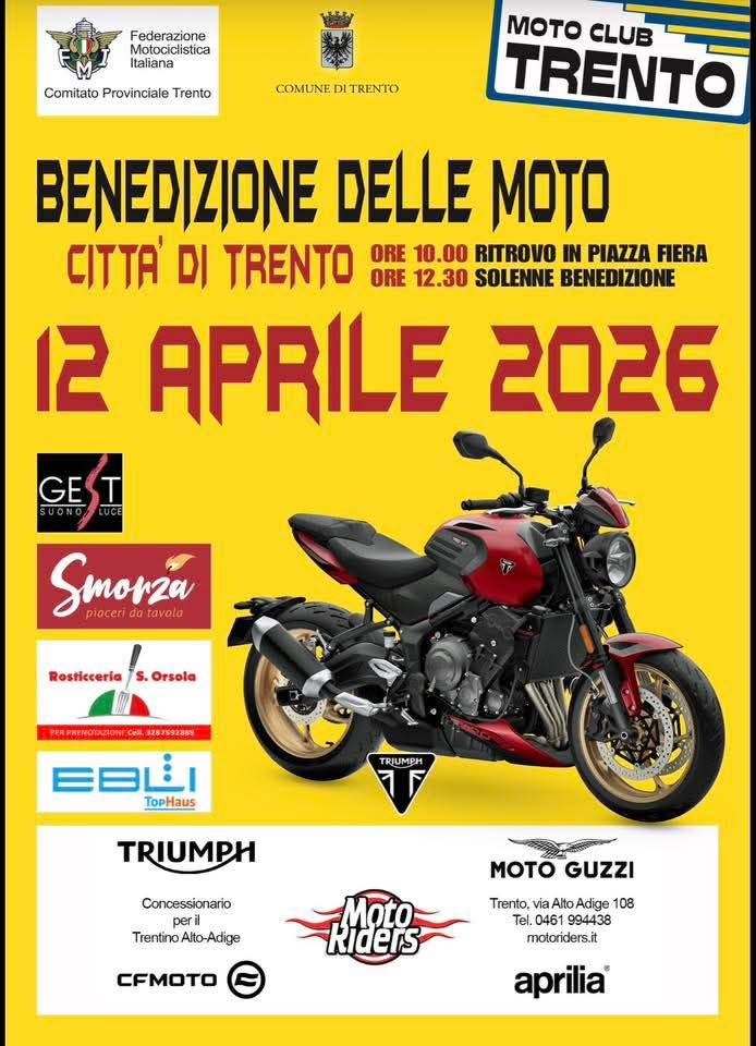 BENEDIZIONE DELLE MOTO CITTÀ DI TRENTO