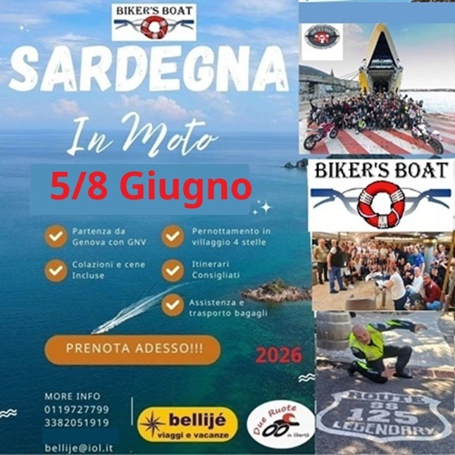 BIKERS’BOAT SARDEGNA 2026