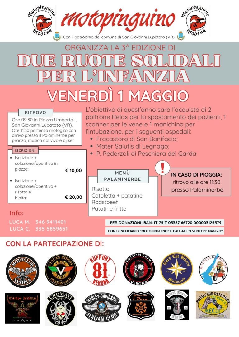 DUE RUOTE SOLIDALI PER L'INFANZIA - 3^ EDIZIONE