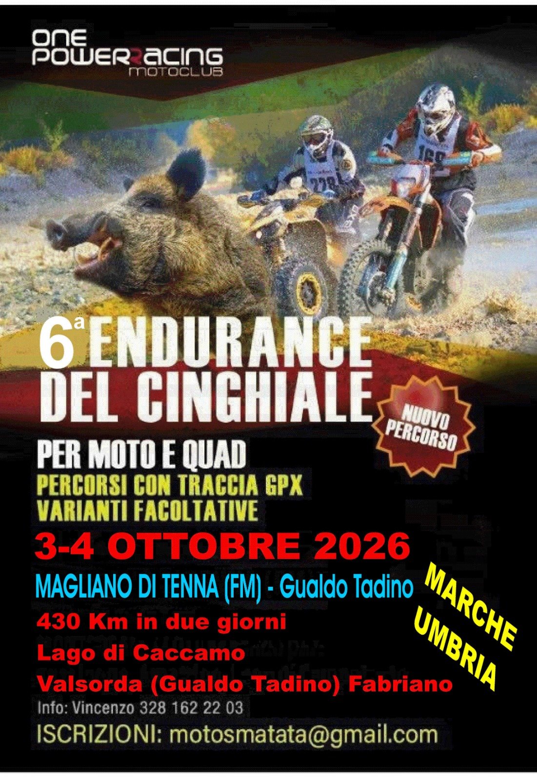 ENDURANCE DEL CINGHIALE 2026