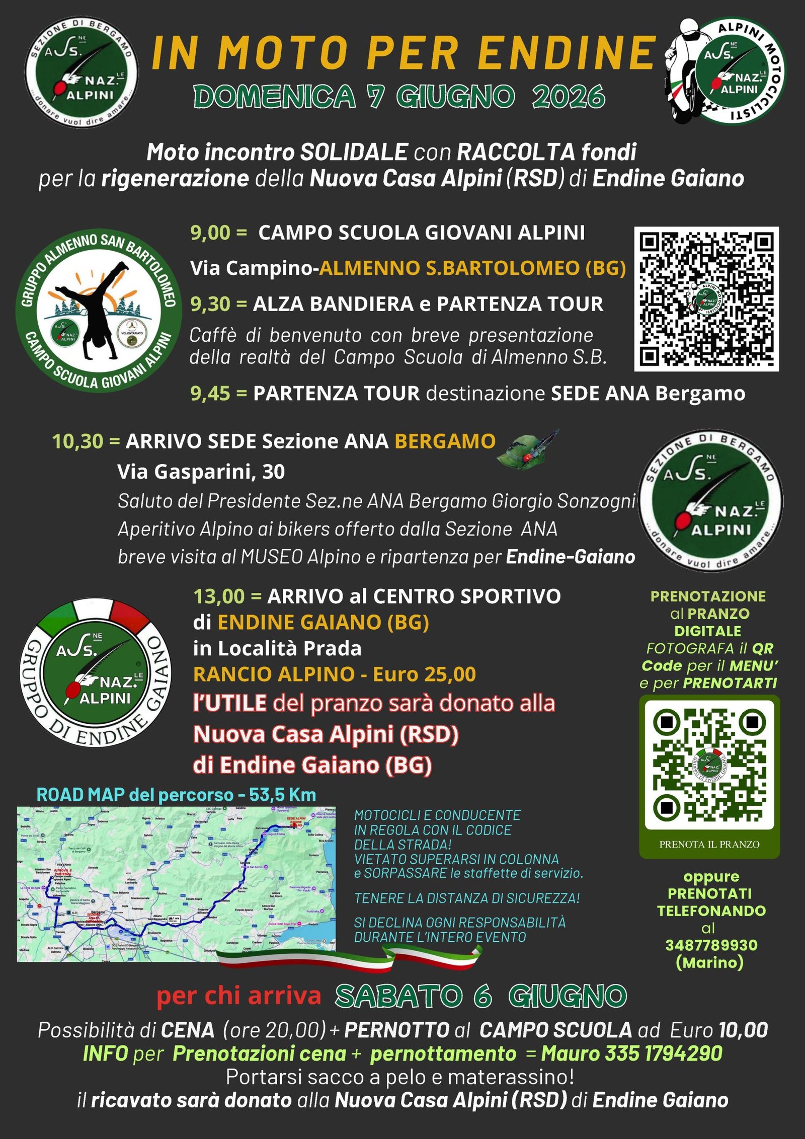 IN MOTO PER ENDINE