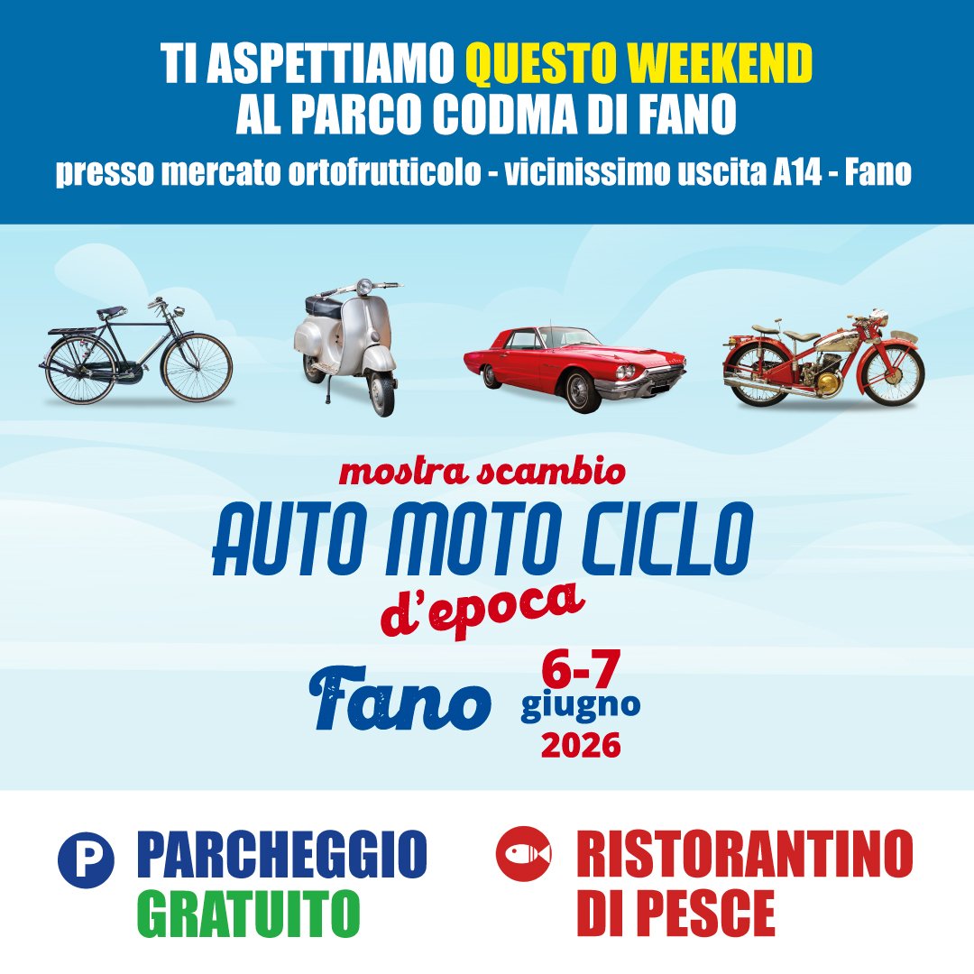 MOSTRA SCAMBIO AUTO MOTO CICLO D’EPOCA