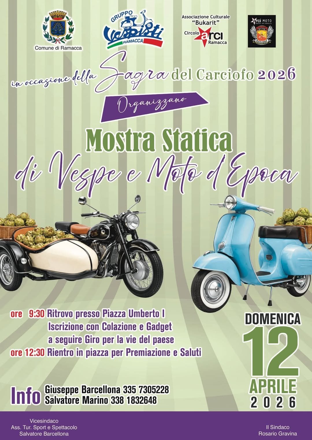 MOSTRA STATICA DI VESPE E MOTO D'EPOCA